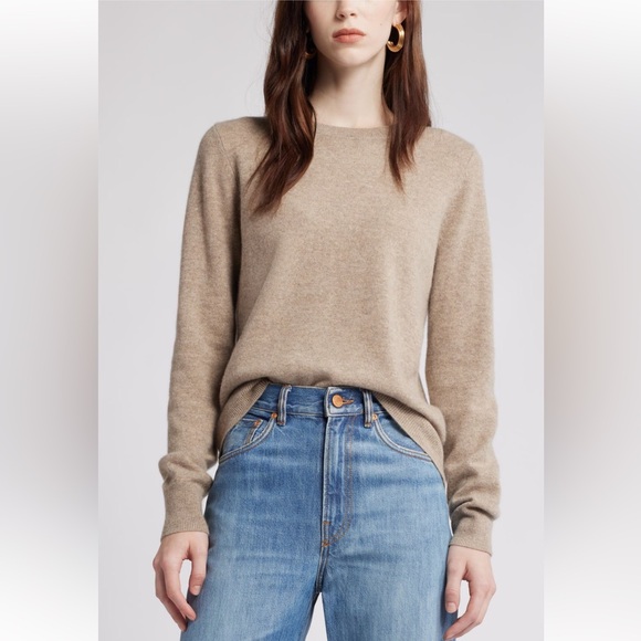 CASHMERE NORDSTROM CREWNECK SWEATER - Picture 1 of 6